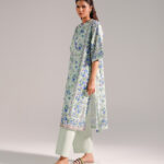 Green Lawn Straight Shirt Suit - View 1