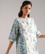 Green Lawn Straight Shirt Suit - View 4