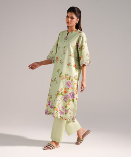 Green Lawn Shirt Suit - View 2