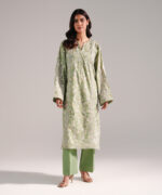Green Lawn Straight Shirt Suit - View 4