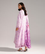 Lavender Dobby A-Line Suit - View 2