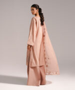 Dark Beige Dobby A-Line Suit - View 5