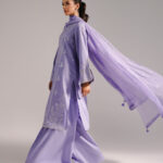 Lilac Dobby A-Line Suit - View 1