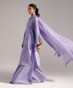 Lilac Dobby A-Line Suit - View 1