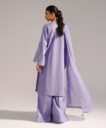 Lilac Dobby A-Line Suit - View 3