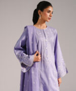 Lilac Dobby A-Line Suit - View 4