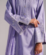 Lilac Dobby A-Line Suit - View 5