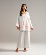 Cotton Satin Drop Shoulder Suit - View 4