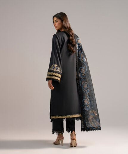 Black Lawn A-Line Suit - View 1