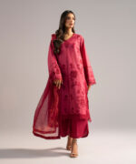 Pink Lawn A-Line Suit - View 2