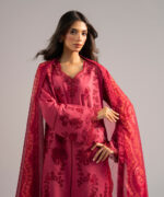 Pink Lawn A-Line Suit - View 4