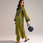 Zari Lawn Straight Suit - View 1