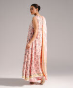 Pink Cotton Satin A-Line Suit - View 5