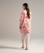 Pink Lawn Straight Shirt Suit - View 2
