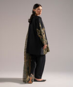 Black Lawn Straight Suit - View 1