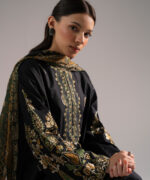 Black Lawn Straight Suit - View 2