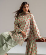 Green Lawn Straight Suit - View 2