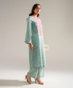 Blue Cambric A-Line Suit - View 4
