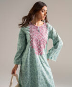 Blue Cambric A-Line Suit - View 1