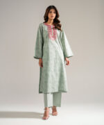 Green Cambric A-Line Suit - View 2