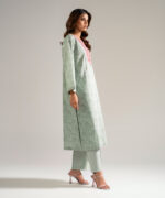 Green Cambric A-Line Suit - View 3