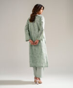 Green Cambric A-Line Suit - View 4