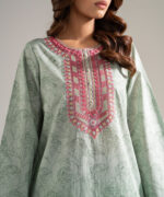 Green Cambric A-Line Suit - View 1