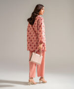 Pink Cambric Straight Suit - View 2