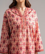 Pink Cambric Straight Suit - View 4