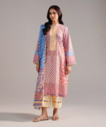 Pale Yellow Lawn A-Line Suit - View 2