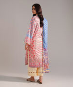 Pale Yellow Lawn A-Line Suit - View 4