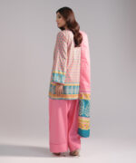 Pink Lawn Straight Suit - View 3