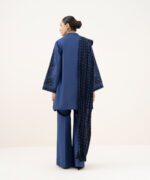 Blue Lawn Unstitched Ensemble - View 1