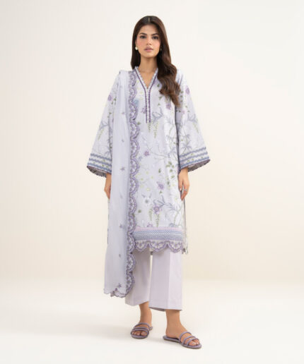 Unstitched 3-Piece Ensemble - View 1