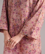 Pink Seersucker Straight Suit - View 3