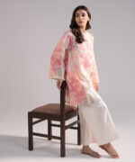 Pink Seersucker Boxy Suit - View 4