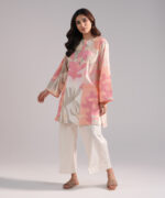 Pink Seersucker Boxy Suit - View 1