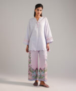 Lilac Dobby Drop Shoulder Suit - View 2