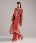 Coral Leno Kara Drop Shoulder Suit - View 3