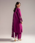 Purple Dobby Straight Suit - View 5