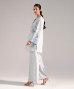 Grey Leno Kara Straight Shirt Suit - View 1