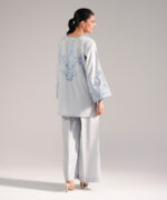 Grey Leno Kara Straight Shirt Suit - View 2