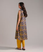 Mustard Cambric Straight Suit - View 3