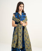 Blue Straight Cambric Suit - View 3