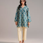 Cream Cambric Straight Suit - View 1