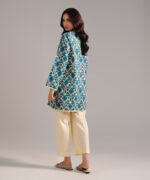 Cream Cambric Straight Suit - View 2