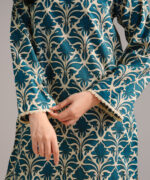 Cream Cambric Straight Suit - View 4