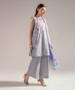 Grey Cambric A-Line Suit - View 5