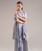 Grey Cambric A-Line Suit - View 3