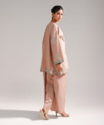 Beige Lawn Straight Suit - View 5